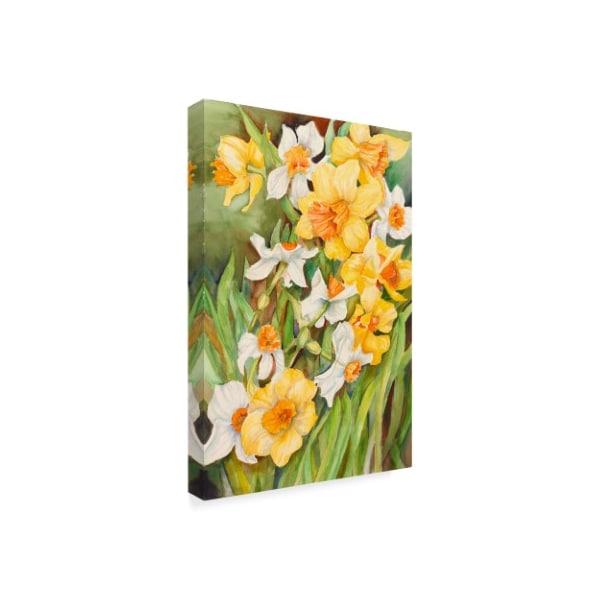 Joanne Porter 'Early Spring Flowers' Canvas Art,30x47